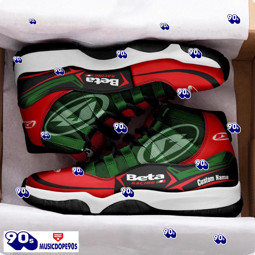 Beta Racing Custom Name Air Jordan 11 Sneakers Vintage Shoes Beta Racing Custom Name Air Jordan 11 Sneakers Vintage Shoes