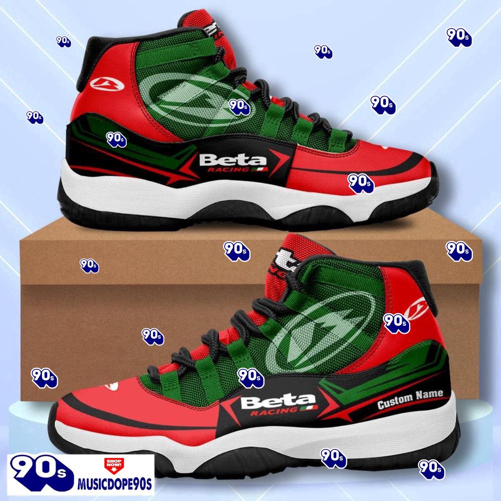 Beta Racing Custom Name Air Jordan 11 Sneakers Vintage Shoes Beta Racing Custom Name Air Jordan 11 Sneakers Vintage Shoes