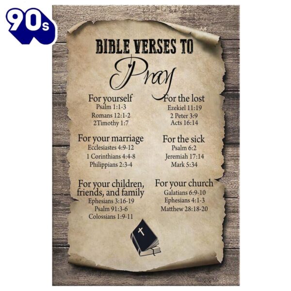 Bible Verse To Pray Canvas Wall Art Prints