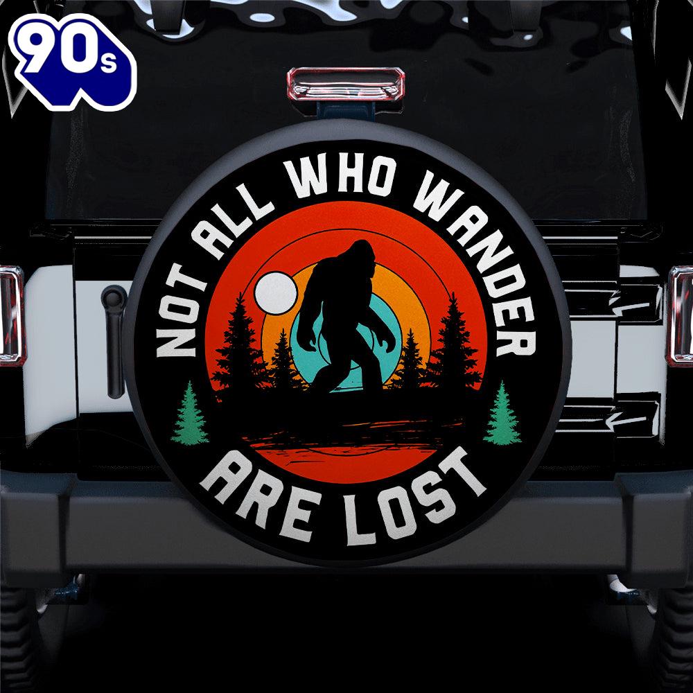 Bigfoot Wanda Lost Car Spare Tire Covers Gift For Campers Bigfoot Wanda Lost Car Spare Tire Covers Gift For Campers