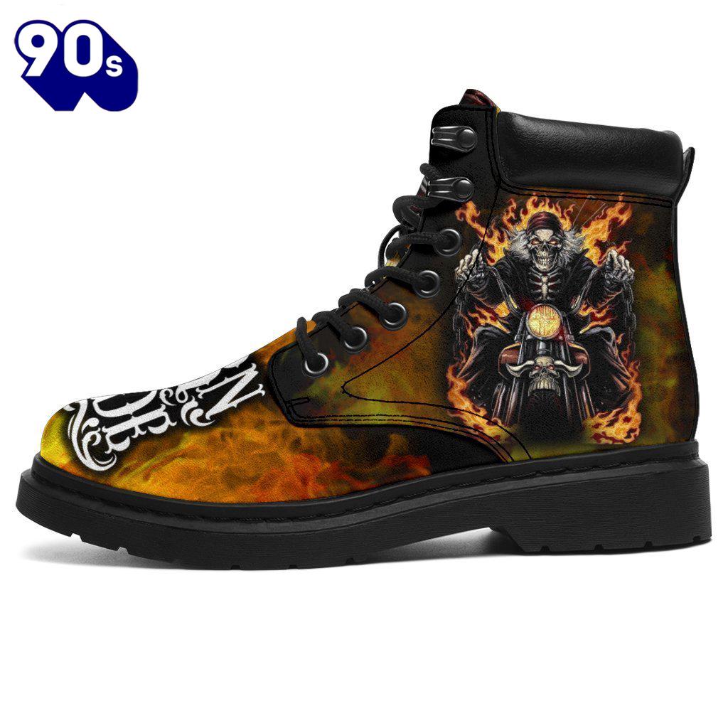 Biker Leather Boots Born To Ride Amazing Gift Idea For Biker Biker Leather Boots Born To Ride Amazing Gift Idea For Biker