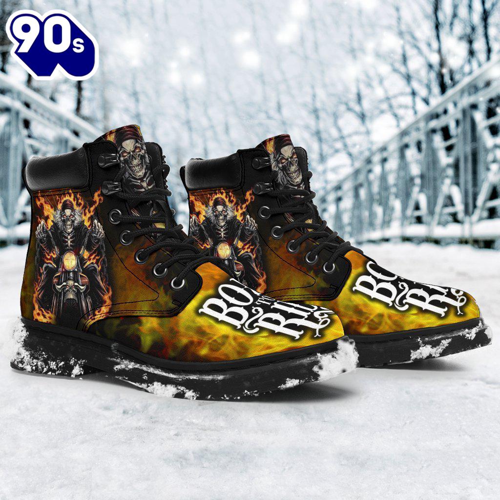 Biker Leather Boots Born To Ride Amazing Gift Idea For Biker Biker Leather Boots Born To Ride Amazing Gift Idea For Biker