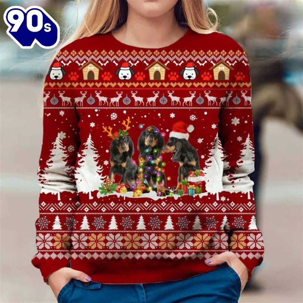 Black And Tan Coonhound Ugly Premium Sweater Black And Tan Coonhound Ugly Premium Sweater