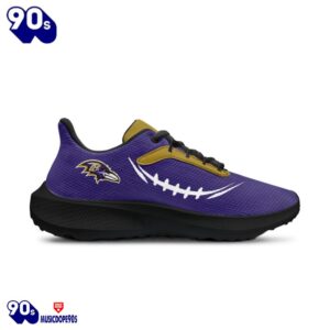Black Baltimore Ravens Running Shoes 3 Black Baltimore Ravens Running Shoes