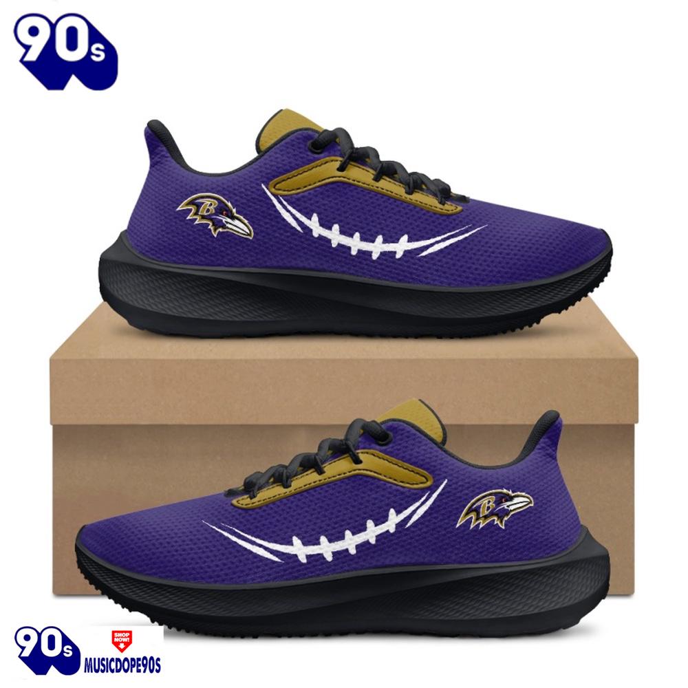 Black Baltimore Ravens Running Shoes Black Baltimore Ravens Running Shoes