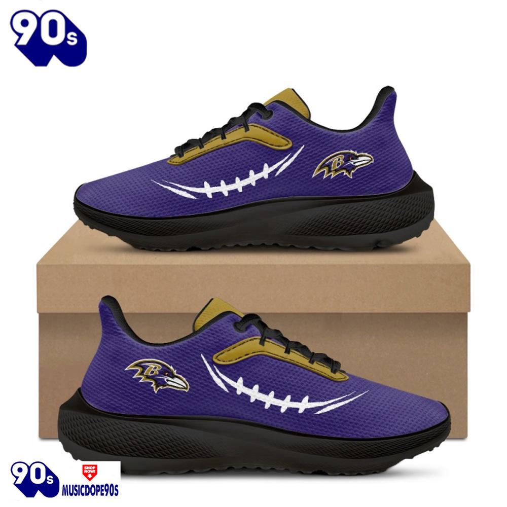 Black Baltimore Ravens Running Shoes Black Baltimore Ravens Running Shoes