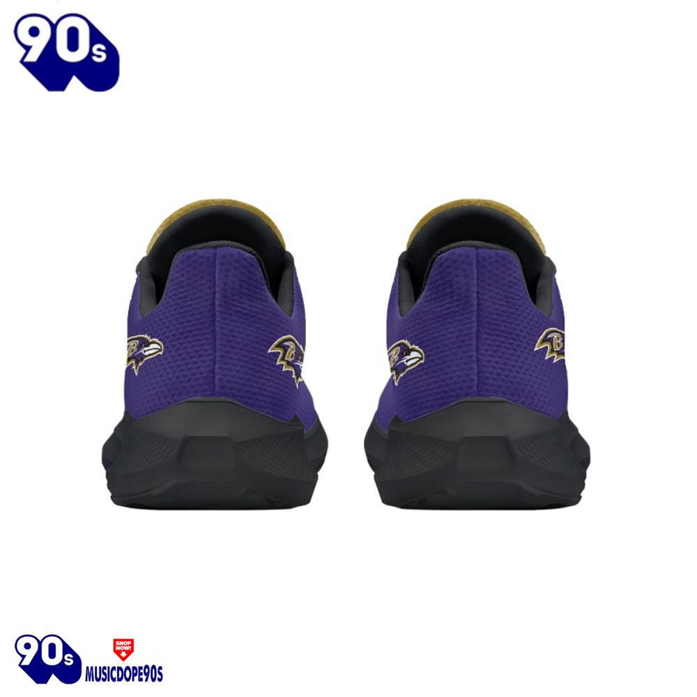 Black Baltimore Ravens Running Shoes Black Baltimore Ravens Running Shoes