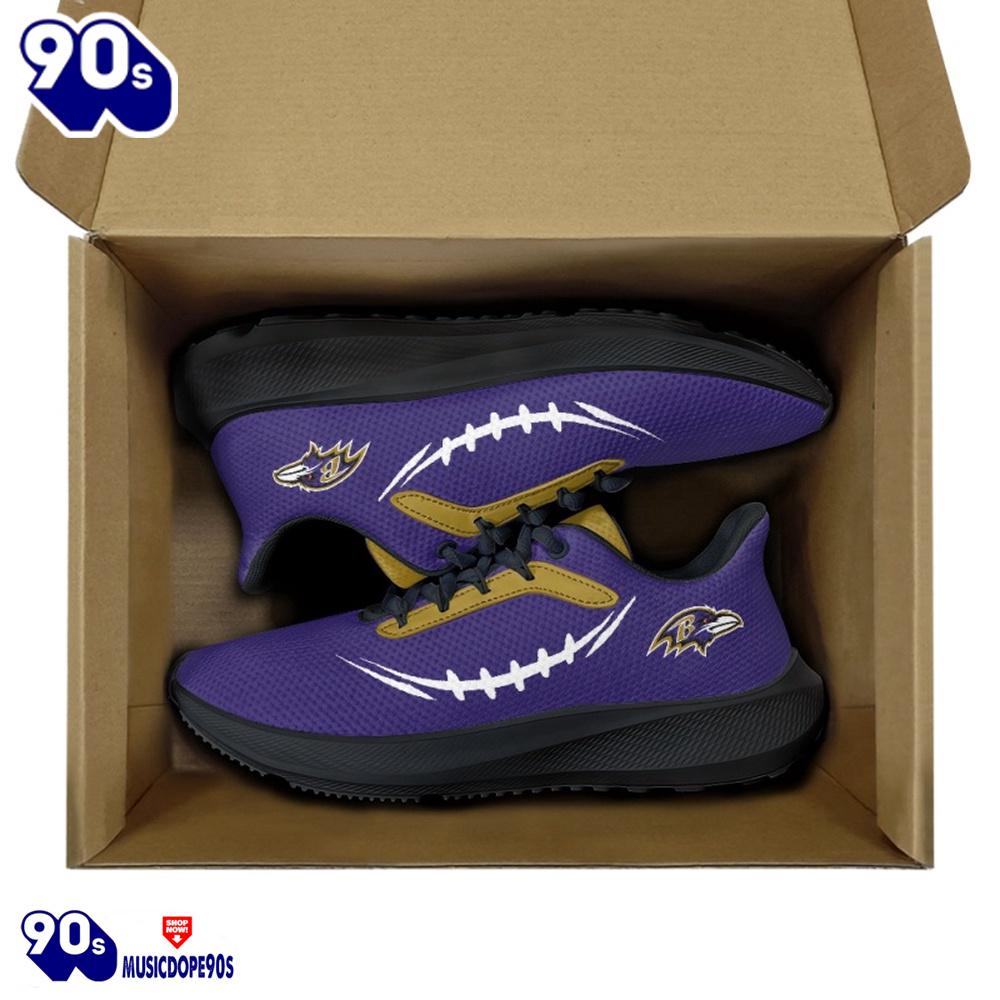 Black Baltimore Ravens Running Shoes Black Baltimore Ravens Running Shoes