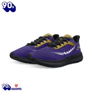 Black Baltimore Ravens Running Shoes 1 Black Baltimore Ravens Running Shoes