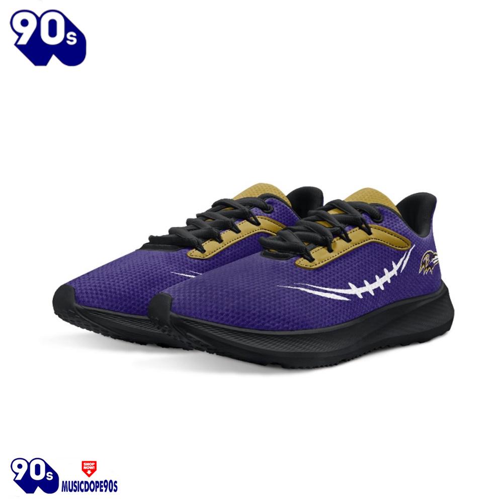 Black Baltimore Ravens Running Shoes Black Baltimore Ravens Running Shoes