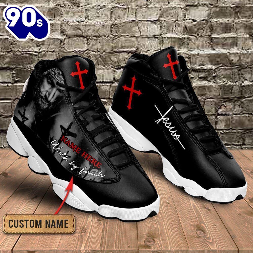 Black Cross Walk By Faith Jesus Custom Name Jd13 Shoes For Man And Women Gift Christmas Black Cross Walk By Faith Jesus Custom Name Jd13 Shoes For Man And Women Gift Christmas