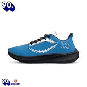Black Detroit Lions Running Shoes 4 Black Detroit Lions Running Shoes