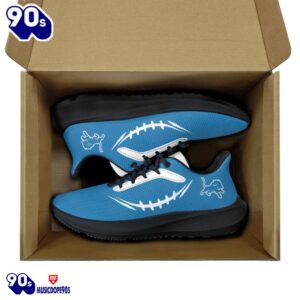 Black Detroit Lions Running Shoes 7 Black Detroit Lions Running Shoes
