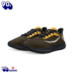 Black Jacksonville Jaguars Running Shoes 1 Black Jacksonville Jaguars Running Shoes