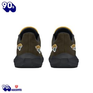 Black Jacksonville Jaguars Running Shoes 2 Black Jacksonville Jaguars Running Shoes