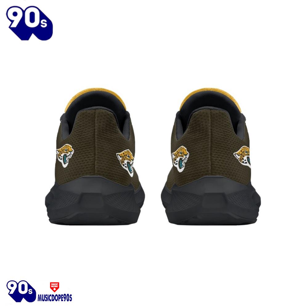 Black Jacksonville Jaguars Running Shoes Black Jacksonville Jaguars Running Shoes