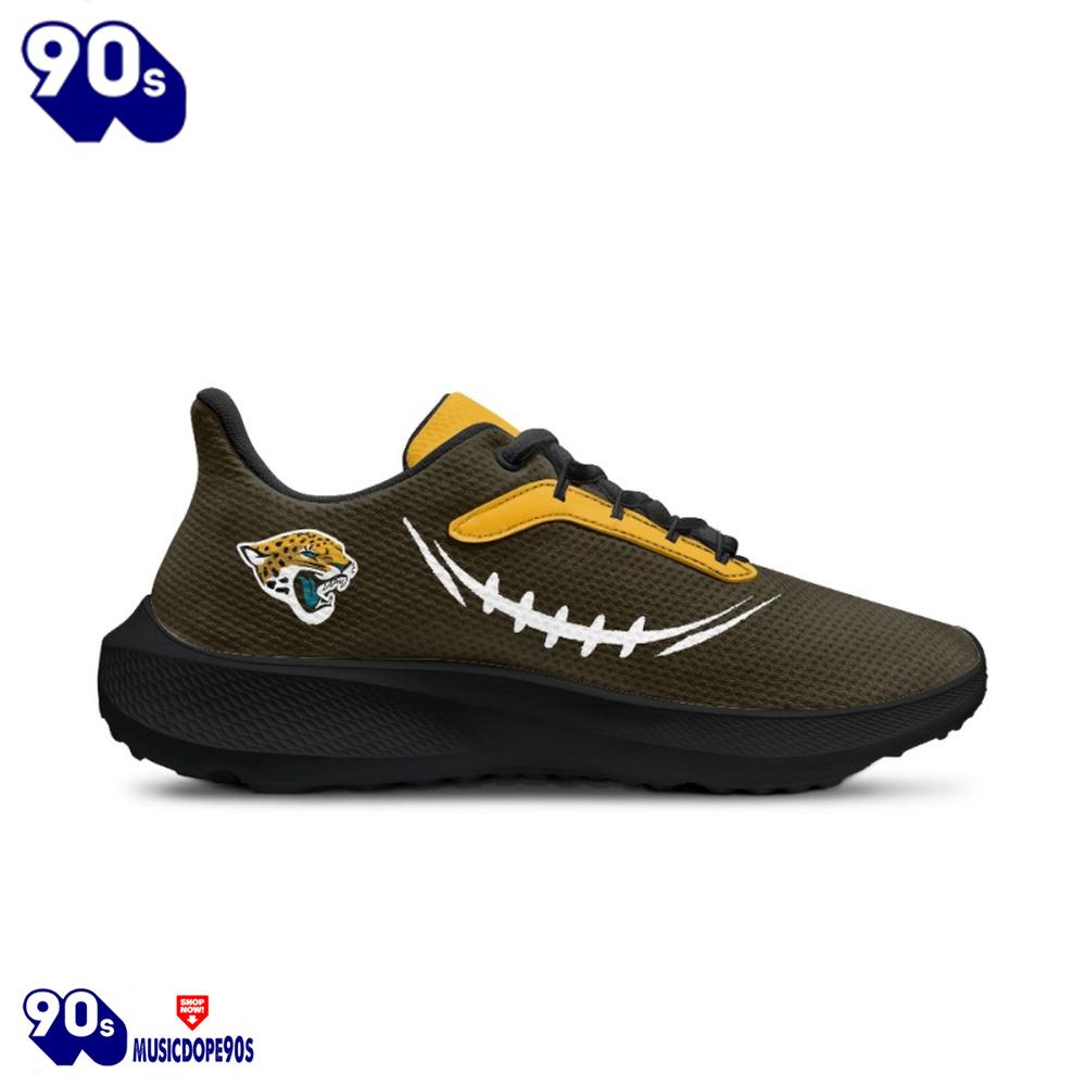Black Jacksonville Jaguars Running Shoes Black Jacksonville Jaguars Running Shoes