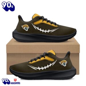 Black Jacksonville Jaguars Running Shoes 5 Black Jacksonville Jaguars Running Shoes