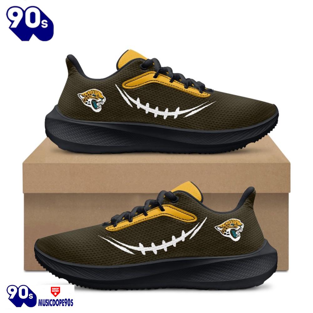 Black Jacksonville Jaguars Running Shoes Black Jacksonville Jaguars Running Shoes