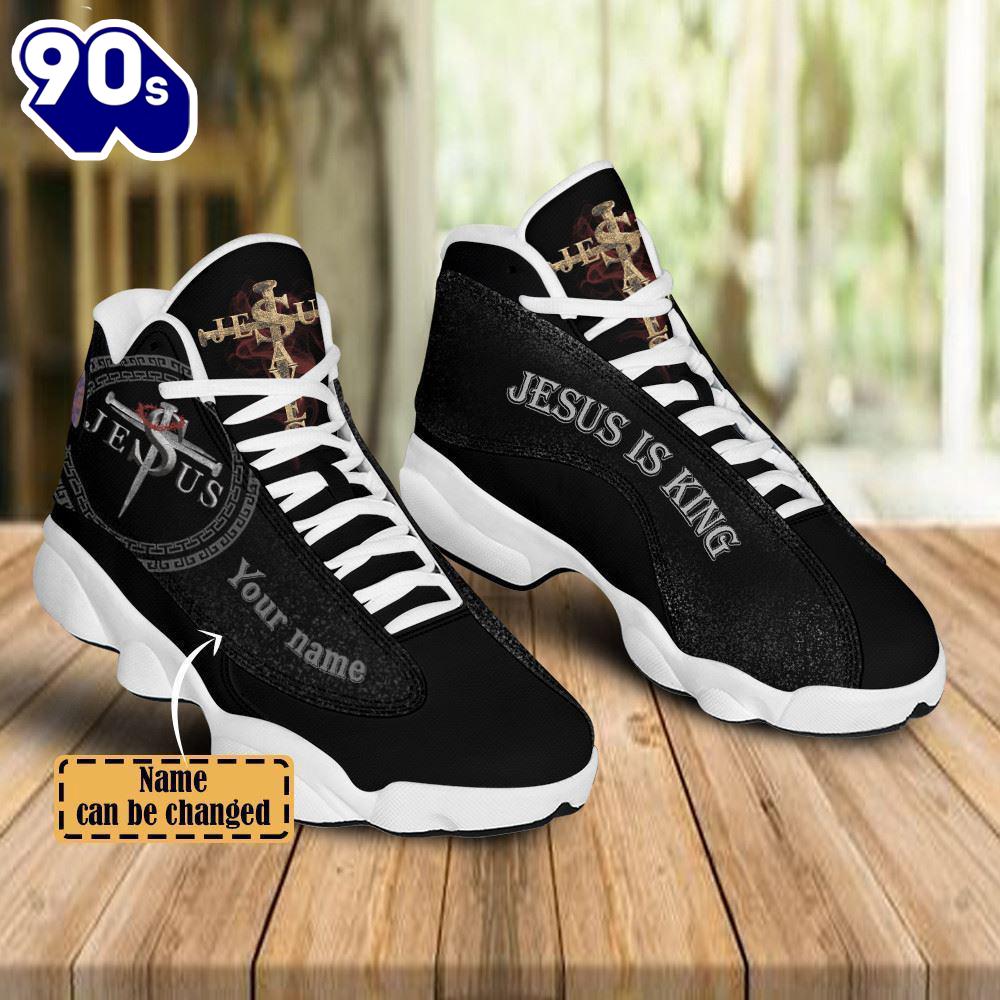 Black Jesus Is King Cross Custom Name Jd13 Shoes For Man And Women Gift Christmas Black Jesus Is King Cross Custom Name Jd13 Shoes For Man And Women Gift Christmas