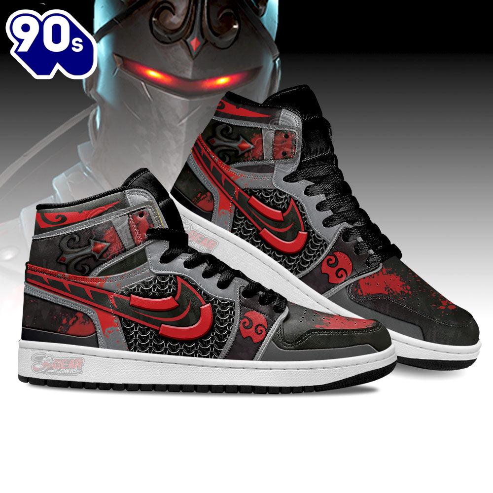 Black Knight Game Character Shoes Custom For Fans Black Knight Game Character Shoes Custom For Fans