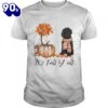 Black Labradoodle Dog Its’s Fall Ys’all Happy Halloween T-shirts For Man And Women