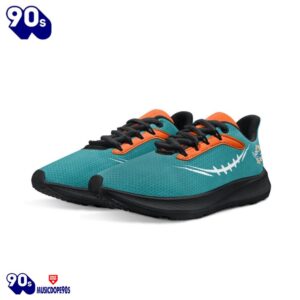 Black Miami Dolphins Running Shoes 1 Black Miami Dolphins Running Shoes