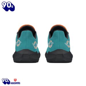 Black Miami Dolphins Running Shoes 2 Black Miami Dolphins Running Shoes