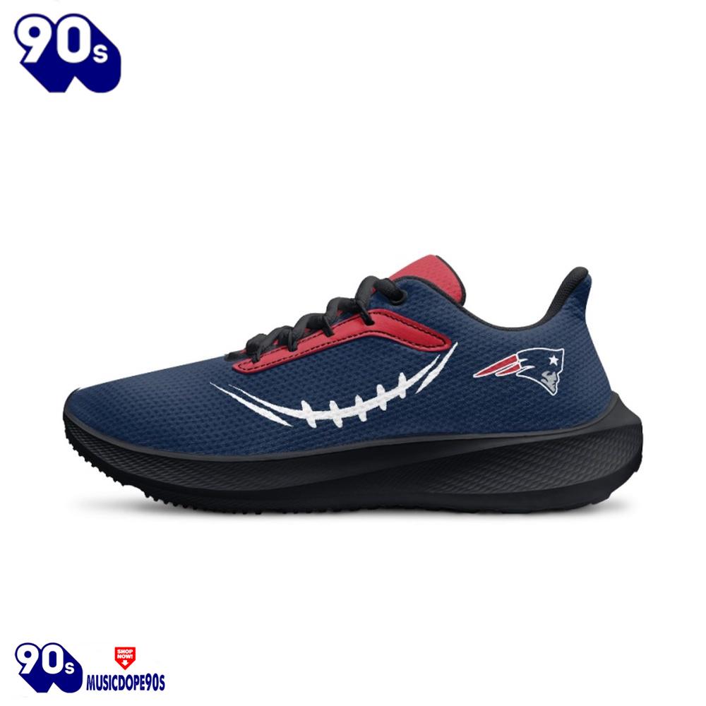 Black New England Patriots Running Shoes Black New England Patriots Running Shoes