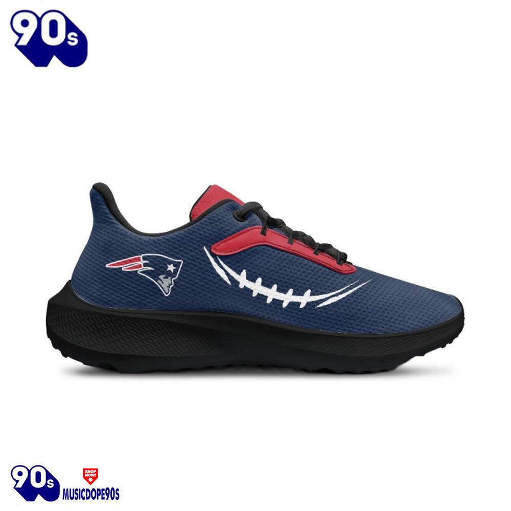 Black New England Patriots Running Shoes Black New England Patriots Running Shoes