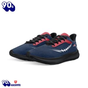 Black New England Patriots Running Shoes 1 Black New England Patriots Running Shoes
