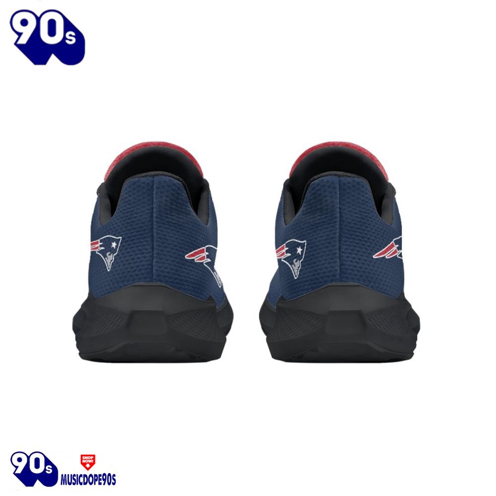 Black New England Patriots Running Shoes Black New England Patriots Running Shoes