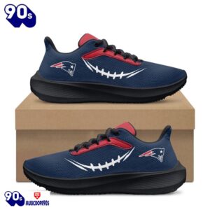 Black New England Patriots Running Shoes 5 Black New England Patriots Running Shoes