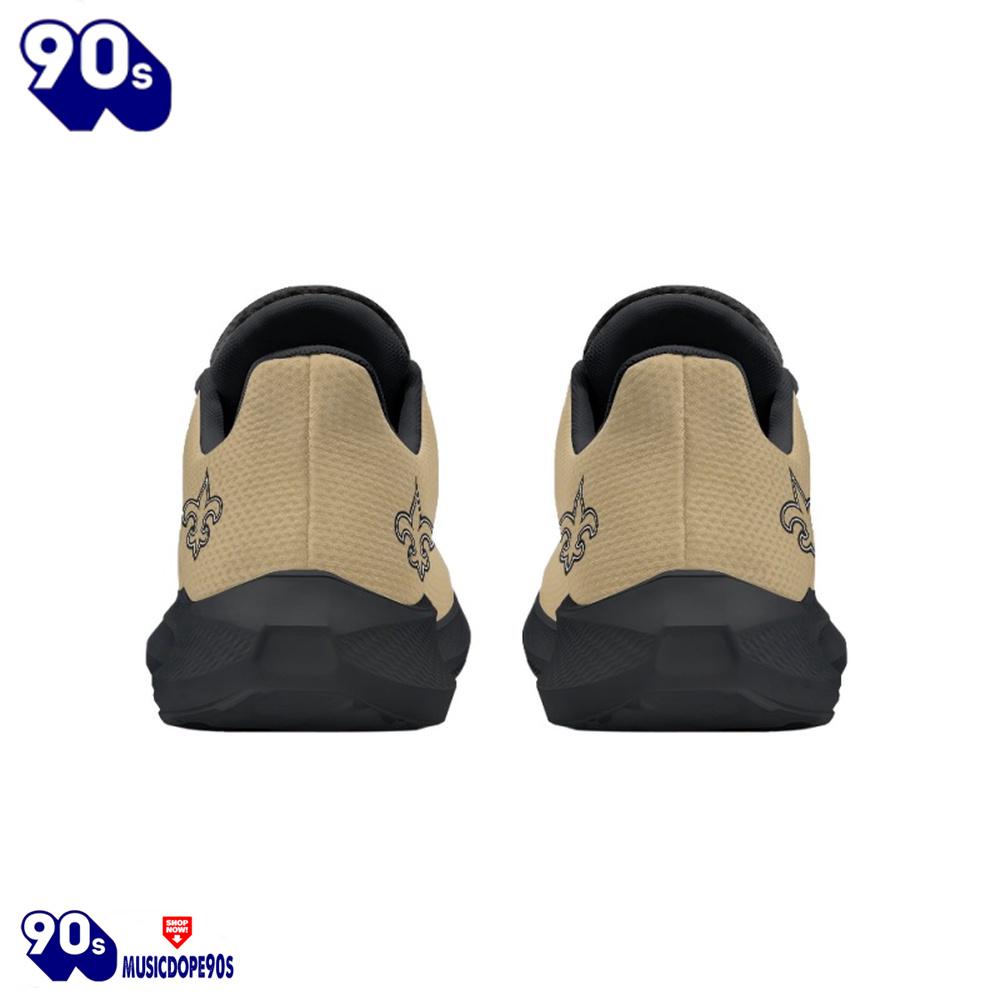 Black New Orleans Saints Running Shoes Black New Orleans Saints Running Shoes