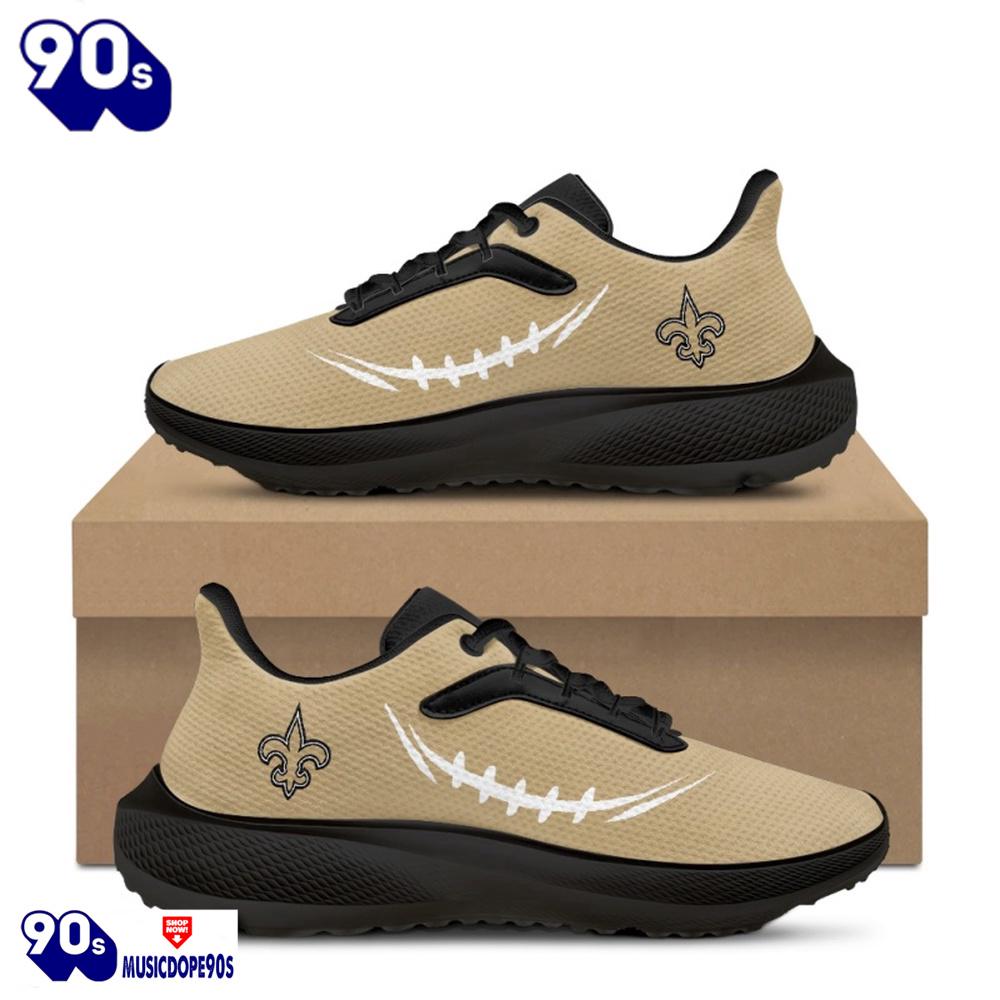 Black New Orleans Saints Running Shoes Black New Orleans Saints Running Shoes