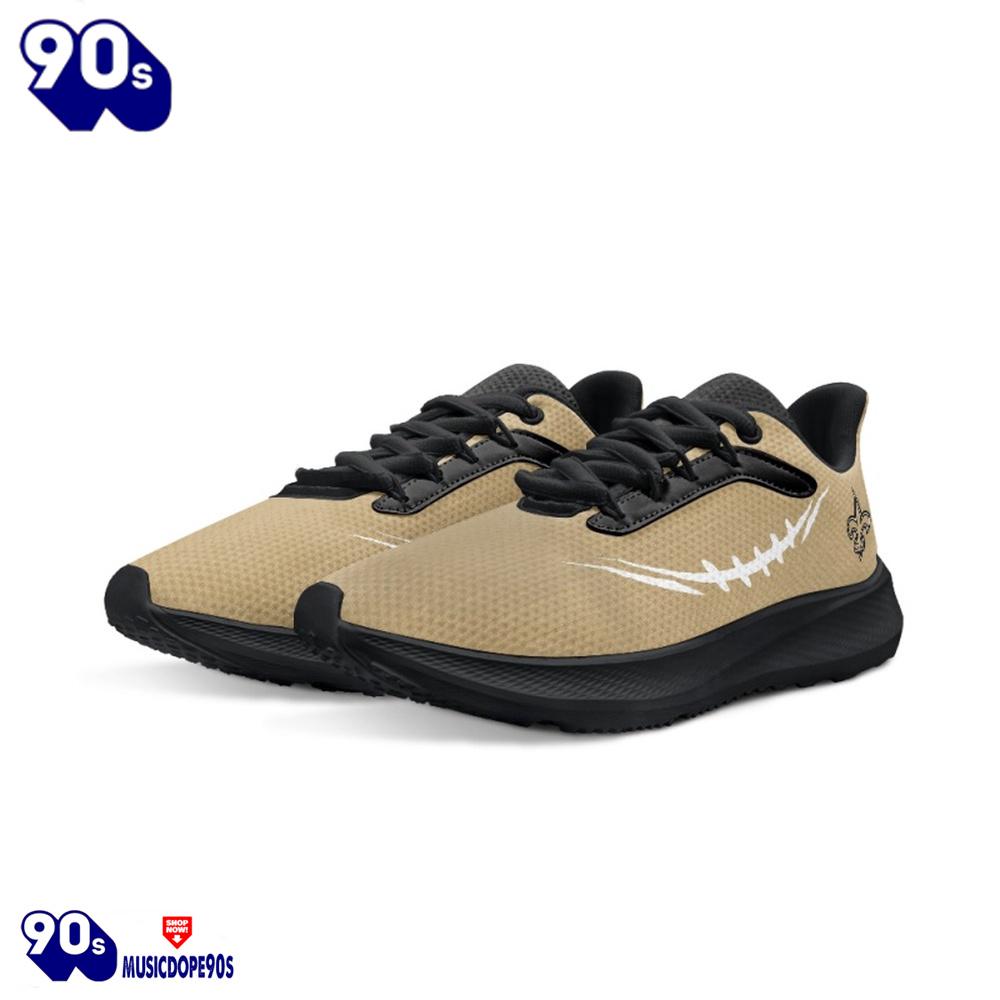Black New Orleans Saints Running Shoes Black New Orleans Saints Running Shoes