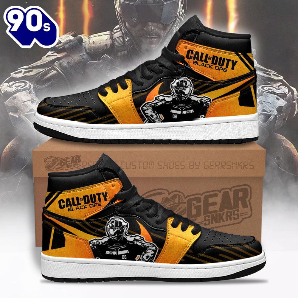 Black Ops Call Of Duty Shoes Custom Gifts Idea For Fans Black Ops Call Of Duty Shoes Custom Gifts Idea For Fans