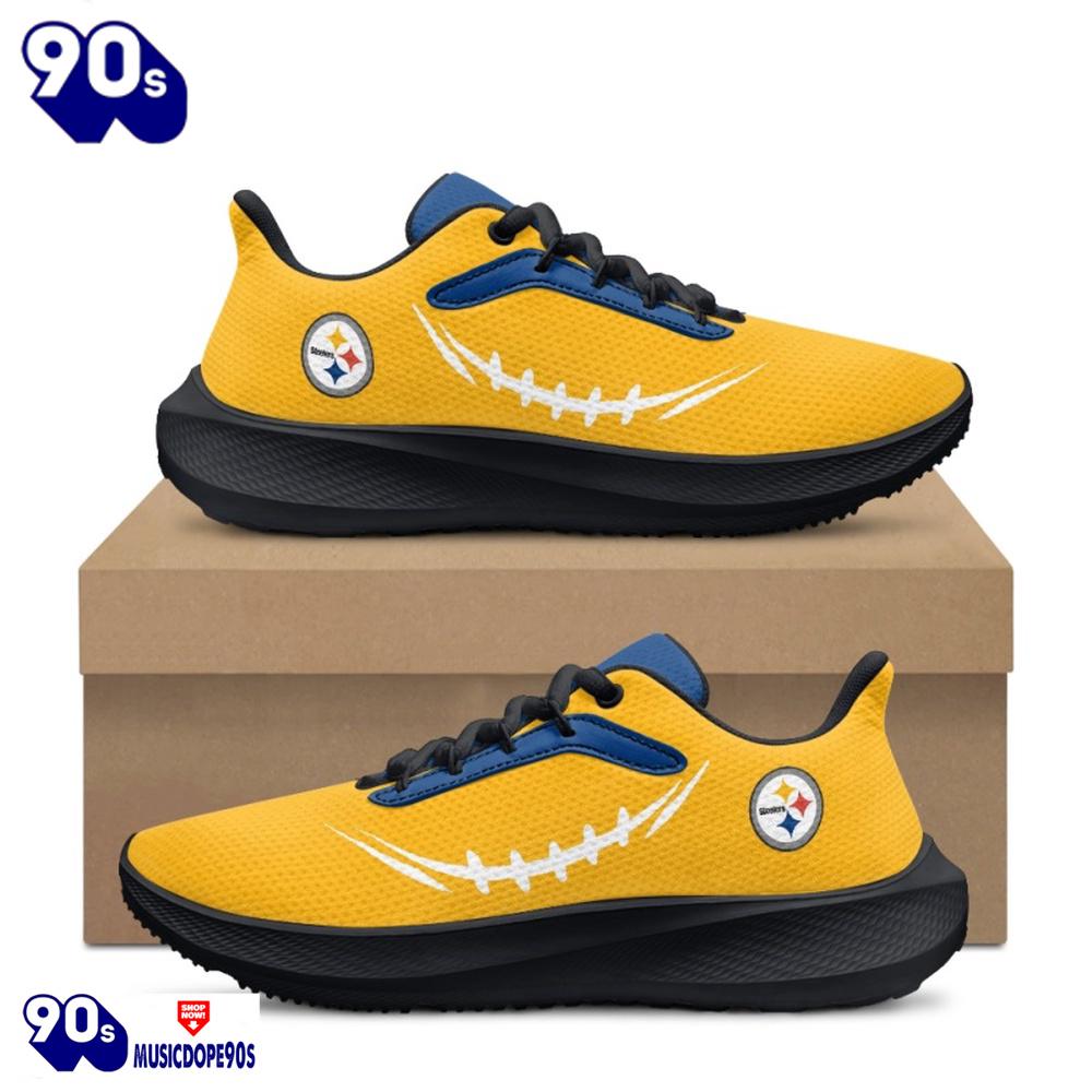 Black Pittsburgh Steelers Running Shoes Black Pittsburgh Steelers Running Shoes