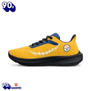 Black Pittsburgh Steelers Running Shoes 4 Black Pittsburgh Steelers Running Shoes