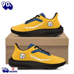 Black Pittsburgh Steelers Running Shoes 6 Black Pittsburgh Steelers Running Shoes