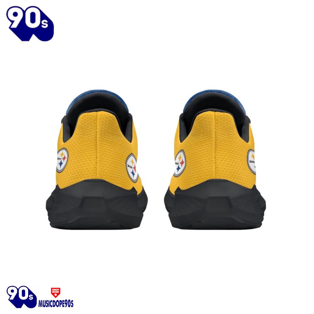 Black Pittsburgh Steelers Running Shoes Black Pittsburgh Steelers Running Shoes