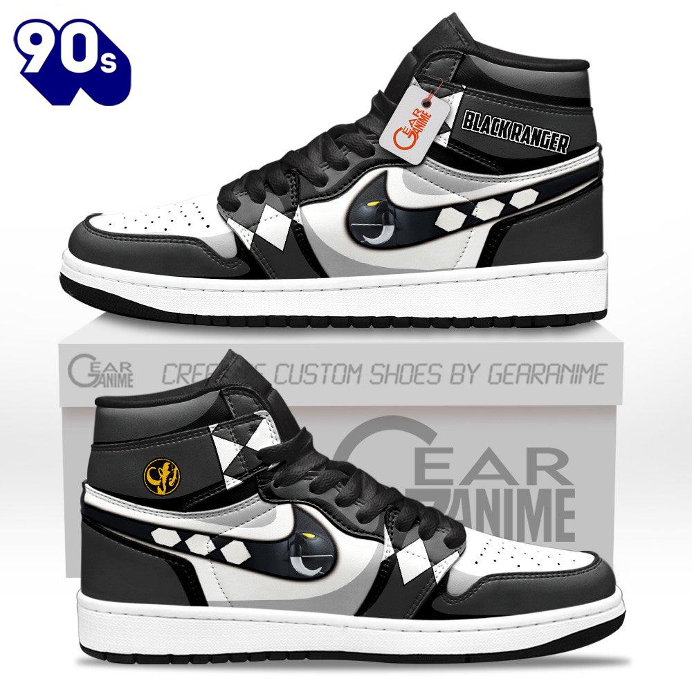 Black Ranger J1 Sneakers Movies Custom For Fans Black Ranger J1 Sneakers Movies Custom For Fans
