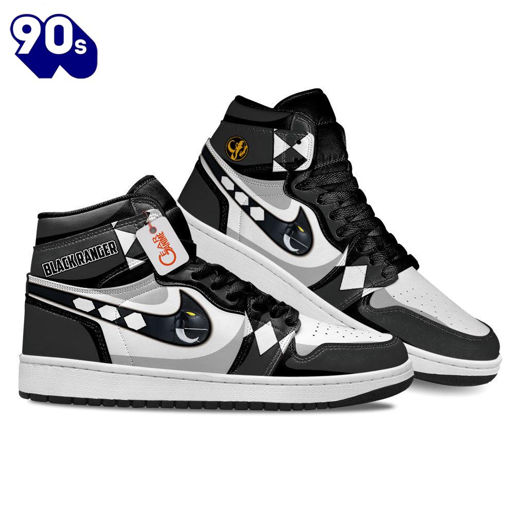 Black Ranger J1 Sneakers Movies Custom For Fans Black Ranger J1 Sneakers Movies Custom For Fans