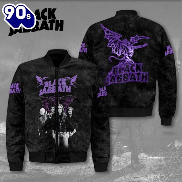 Black Sabbath 3D Bomber Jacket For Fans  For Fans