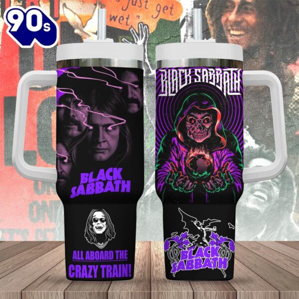 Black Sabbath 40oz Stanley Tumbler