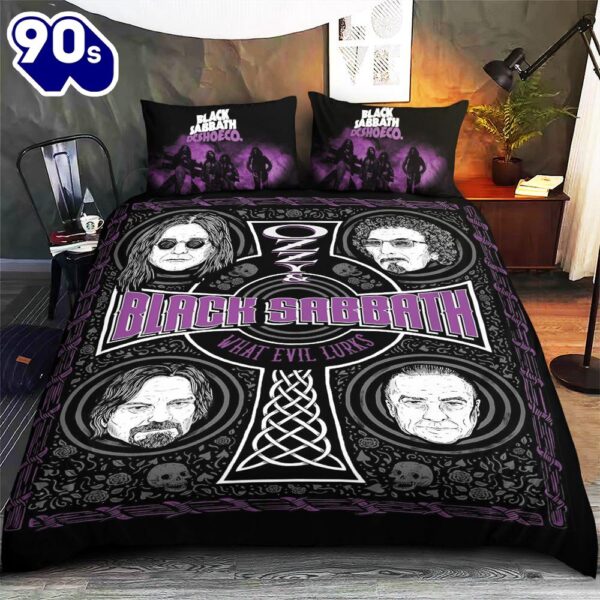 Black Sabbath Christmas For Fans Bedding Set Decor Home