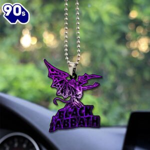 Black Sabbath Custom Shape 2-sided Acrylic Car Ornament  Christmas Day Black Sabbath Custom Shape 2-sided Acrylic Car Ornament  Christmas Day