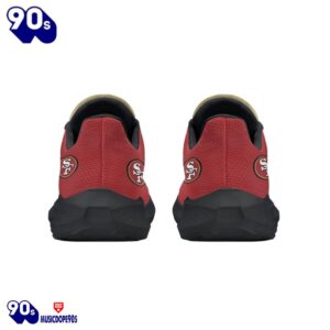 Black San Francisco 49ers Running Shoes 2 Black San Francisco 49ers Running Shoes
