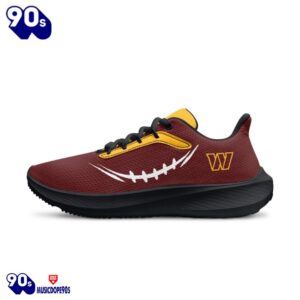 Black Washington Commanders Running Shoes 4 Black Washington Commanders Running Shoes