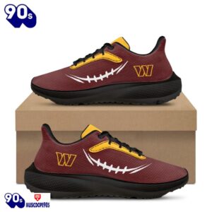 Black Washington Commanders Running Shoes 6 Black Washington Commanders Running Shoes